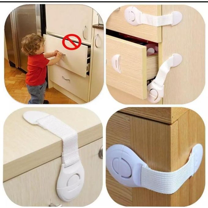 Child Safety Locks Children Proof Cupboard Drawers Latches Cabinets Fridge Kids